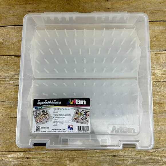 ArtBin 9002AB Super Satchel Thread Box Portable Craft & Sewing Organizer w/Trays - Picture 1 of 14
